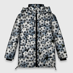 Женская зимняя куртка Узор с мячиками