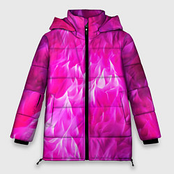 Куртка зимняя женская Pink texture, цвет: 3D-черный