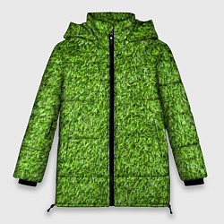 Куртка зимняя женская Зелёный газон, цвет: 3D-светло-серый
