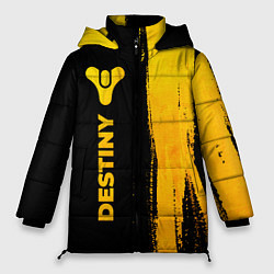Женская зимняя куртка Destiny - gold gradient: по-вертикали
