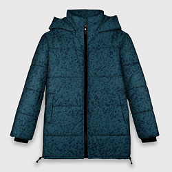 Куртка зимняя женская Серо-синяя текстура, цвет: 3D-черный
