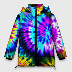Женская зимняя куртка Abstraction colorful composition