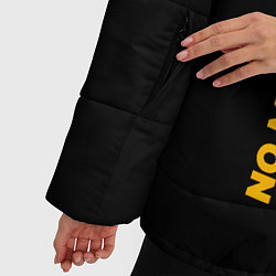 Куртка зимняя женская No Mans Sky - gold gradient: по-вертикали, цвет: 3D-черный — фото 2