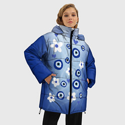 Куртка зимняя женская Незабудка, цвет: 3D-черный — фото 2