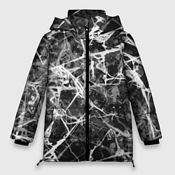 Женская зимняя куртка Абстракция - паутина