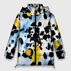 Женская зимняя куртка Красочный абстрактный паттерн - поп-арт
