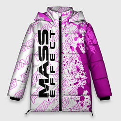 Женская зимняя куртка Mass Effect pro gaming по-вертикали