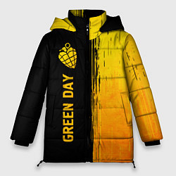 Женская зимняя куртка Green Day - gold gradient по-вертикали