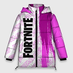 Куртка зимняя женская Fortnite pro gaming по-вертикали, цвет: 3D-черный