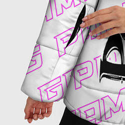 Куртка зимняя женская Poppy Playtime pro gaming по-вертикали, цвет: 3D-черный — фото 2