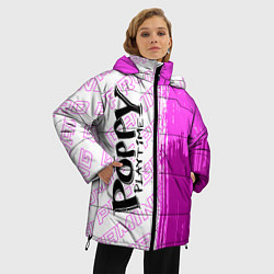 Куртка зимняя женская Poppy Playtime pro gaming по-вертикали, цвет: 3D-черный — фото 2