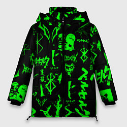 Женская зимняя куртка Berserk neon green