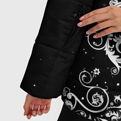 Куртка зимняя женская Иллюстрация свободы, цвет: 3D-светло-серый — фото 2
