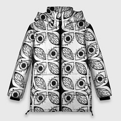 Куртка зимняя женская Глаз-сглаз, цвет: 3D-светло-серый