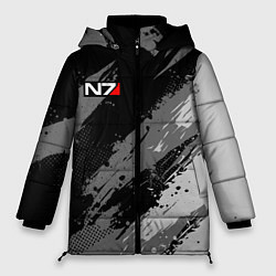 Женская зимняя куртка N7 - mass effect monochrome