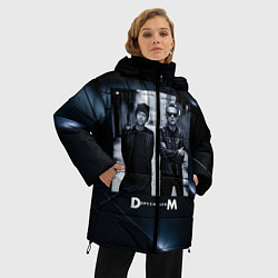 Куртка зимняя женская Depeche Mode - Мартин и Дэйв, цвет: 3D-черный — фото 2