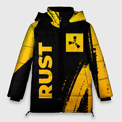 Куртка зимняя женская Rust - gold gradient вертикально, цвет: 3D-черный