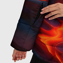 Куртка зимняя женская Текущая магма, цвет: 3D-черный — фото 2