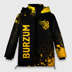 Женская зимняя куртка Burzum - gold gradient вертикально