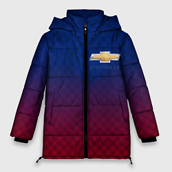 Куртка зимняя женская Chevrolet carbon gradient, цвет: 3D-черный
