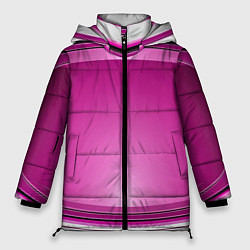 Женская зимняя куртка Розовый выпуклый фон