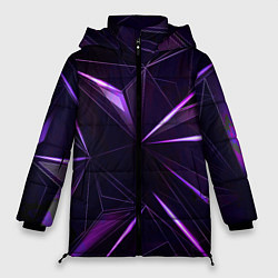 Куртка зимняя женская Фиолетовый хрусталь, цвет: 3D-черный