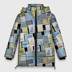 Куртка зимняя женская Бесконечные марки, цвет: 3D-черный