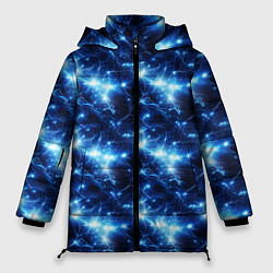 Куртка зимняя женская Cosmic neon boom, цвет: 3D-светло-серый