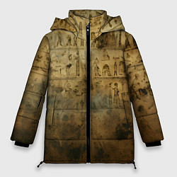 Куртка зимняя женская Древний папирус, цвет: 3D-красный