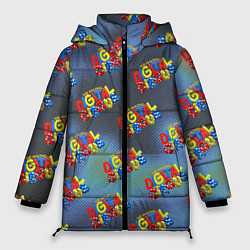 Женская зимняя куртка The amazing digital circus pattern