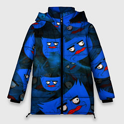 Куртка зимняя женская Huggy Wuggy topgames, цвет: 3D-светло-серый