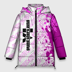 Куртка зимняя женская GTA6 pro gaming по-вертикали, цвет: 3D-черный