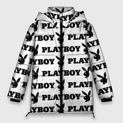 Куртка зимняя женская Playboy rabbit, цвет: 3D-красный