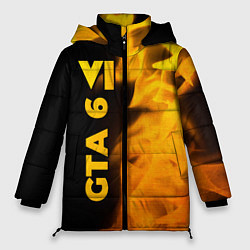 Женская зимняя куртка GTA 6 - gold gradient по-вертикали