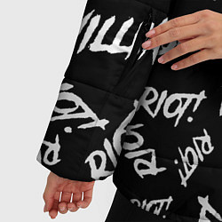 Куртка зимняя женская Paramore alllogo, цвет: 3D-черный — фото 2