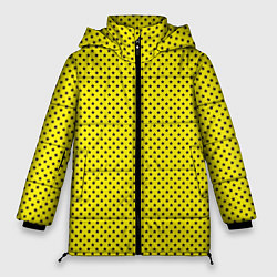 Женская зимняя куртка Лимонный со звёздочками