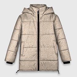 Женская зимняя куртка Пятнистый бежевый