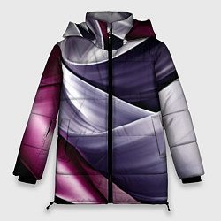 Женская зимняя куртка Абстрактные волнистые полосы