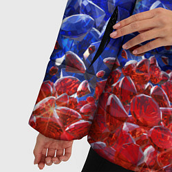 Куртка зимняя женская Российские драгоценные камни, цвет: 3D-черный — фото 2