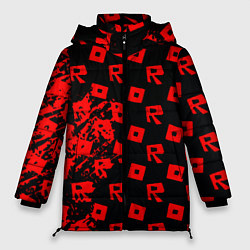 Женская зимняя куртка Roblox краски гейм мобайл