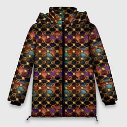 Женская зимняя куртка Luxury abstract pattern