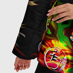 Куртка зимняя женская Хамелеон и стихии, цвет: 3D-черный — фото 2