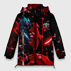 Куртка зимняя женская Toyota затмение, цвет: 3D-светло-серый