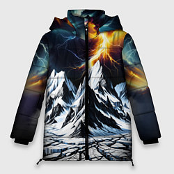 Женская зимняя куртка Молнии и горы
