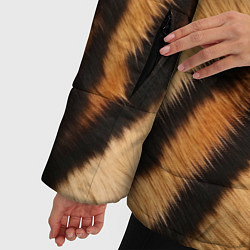 Куртка зимняя женская Тигровая шкура, цвет: 3D-черный — фото 2