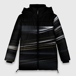 Женская зимняя куртка Black abstract background
