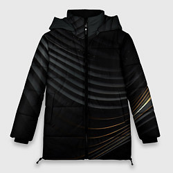 Женская зимняя куртка Черный стильный цвет