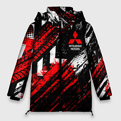 Куртка зимняя женская Mitsubishi - sport style, цвет: 3D-красный