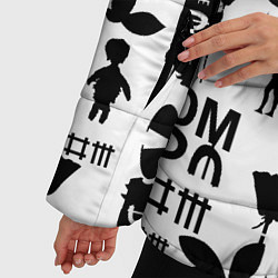 Куртка зимняя женская Depeche Mode DM music, цвет: 3D-черный — фото 2