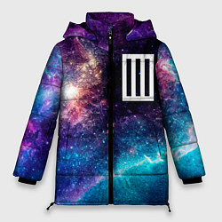 Куртка зимняя женская Paramore space rock, цвет: 3D-черный